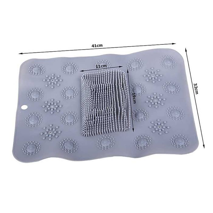 Голяма подложка за душ, неплъзгаща се, за масаж на краката