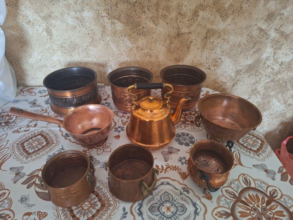 Медни съдове. сервиз