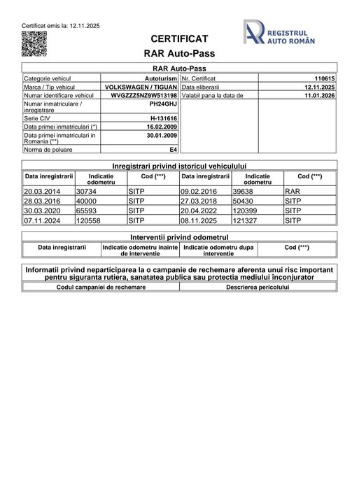 VW Tiguan 4x4, 2.0 diesel 140CP, cu putini Km, proprietar, foarte buna