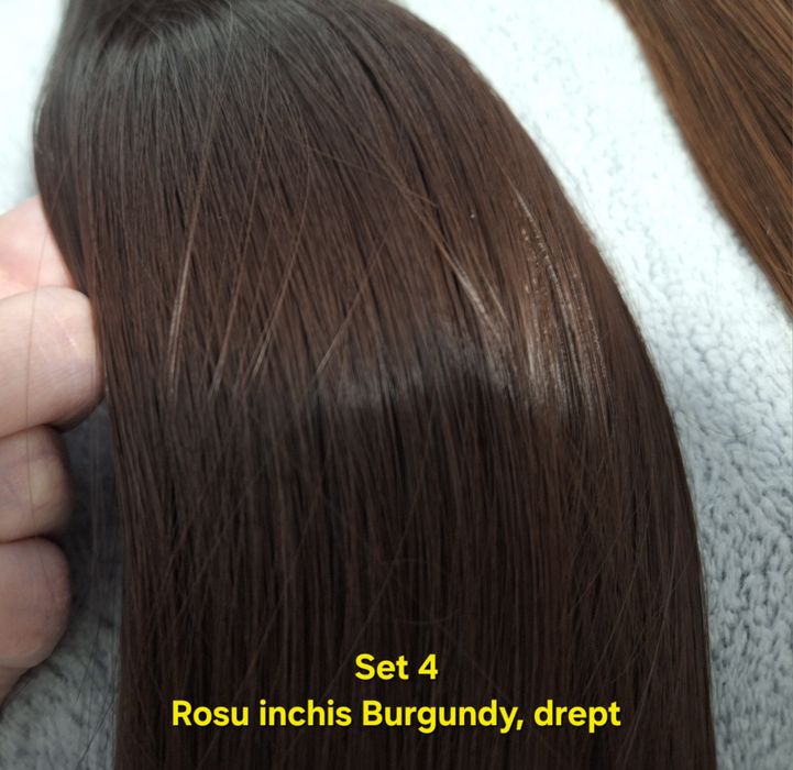 Set extensii cu clips diverse culori