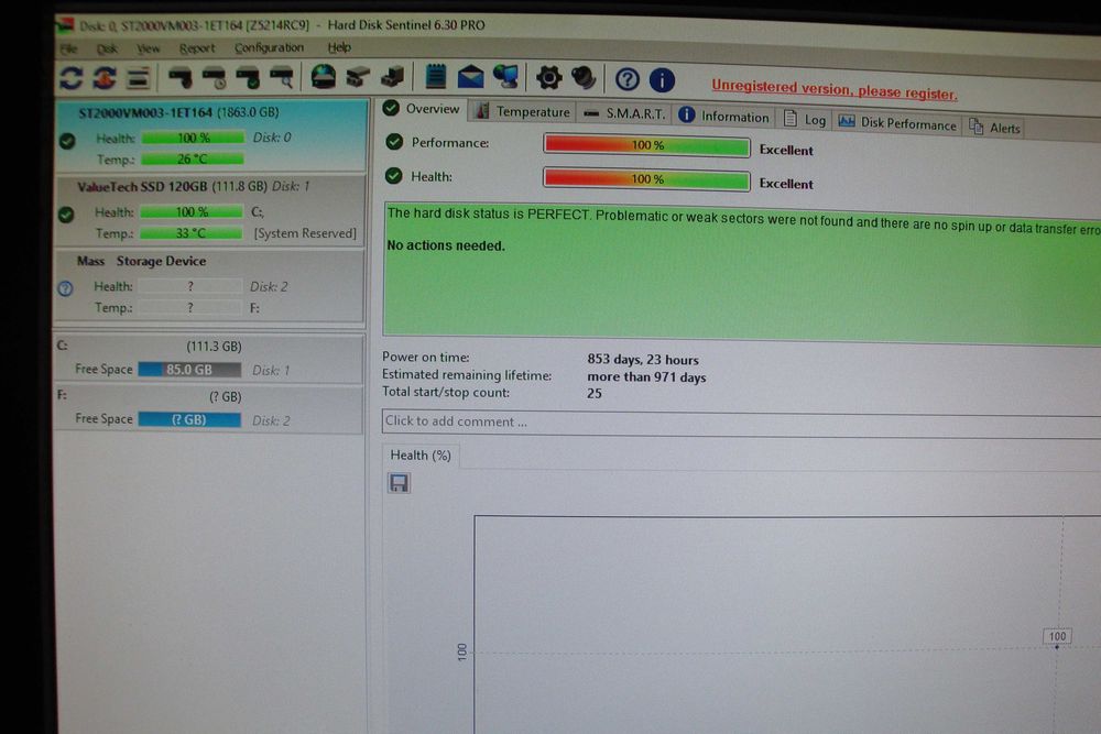 HDD Seagate 2TB ST2000VM003 Sata 6GB/s testat stare excelenta