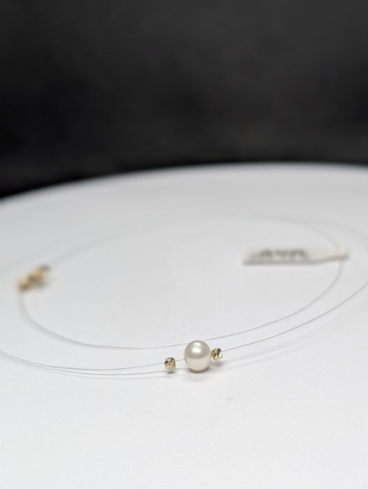 Colier bile Aur si perlă de cultură