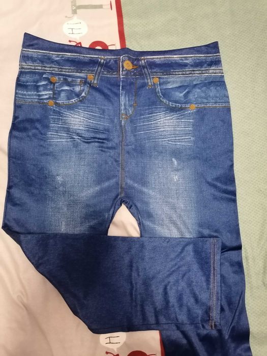 Colanți model blug cu buzunare