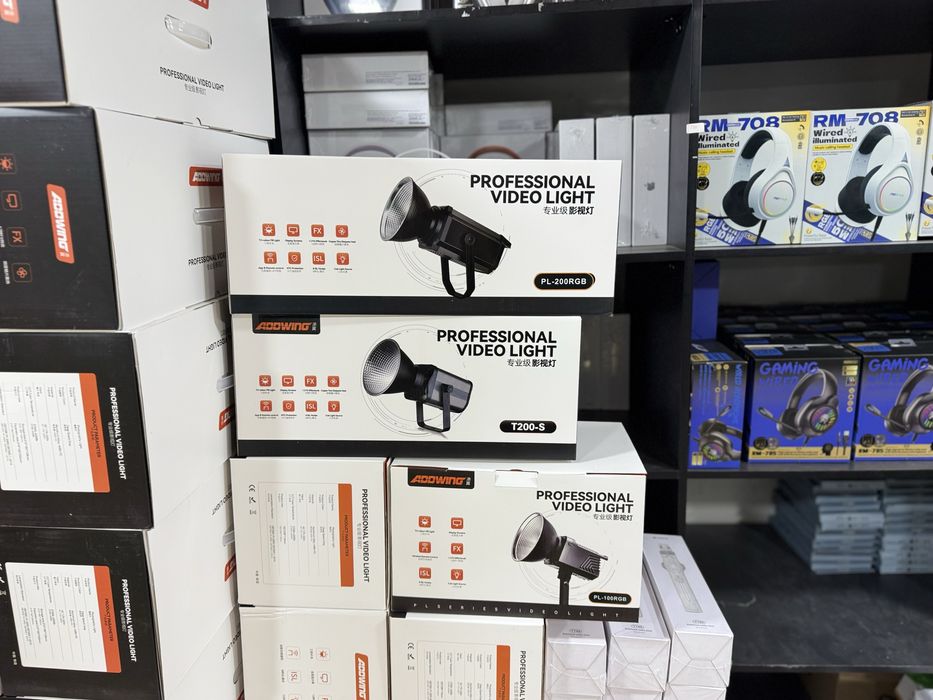 ADDWING PL-200 RGB projector lampa softbox