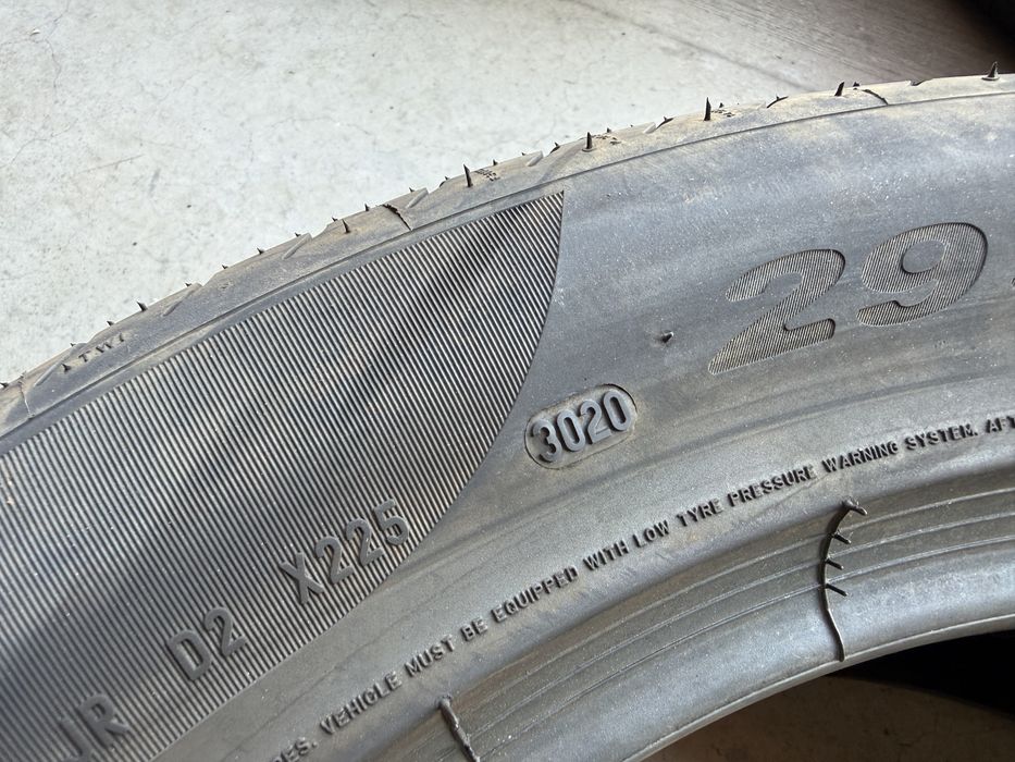 4бр. ЧИСТО НОВИ Летни Гуми “RUN FLAT” 295/45ZR/20 -PIRELLI- DOT:21г.+20г.