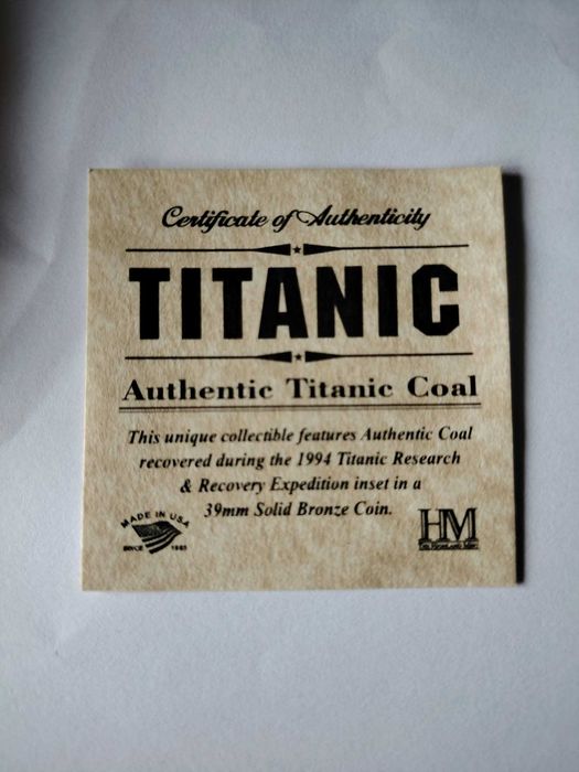 Colectia de reviste Titanic completa +carbune autentic de pe Titanic