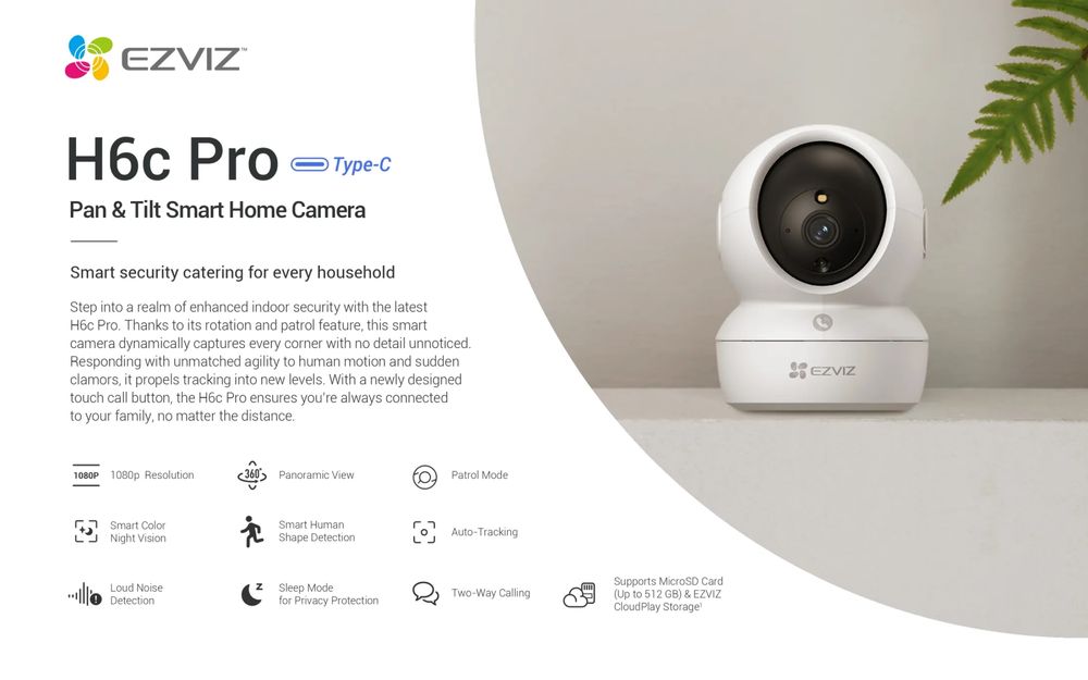 Ezviz   Kamera  H6c Pro 1080p