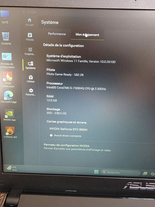 Asus R510V GTX 950m