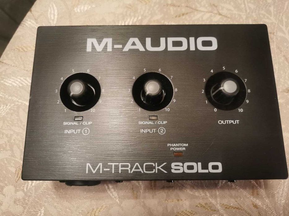 M-Audio M-Track Solo с 11 месеца гаранция (Като нова)