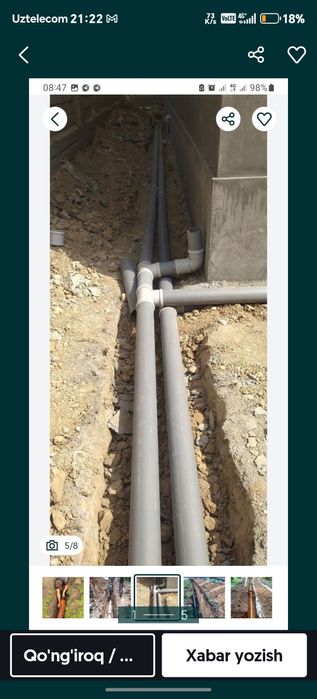 Urachi õrachi tarnsha padvol yomkis qazish ishlarini amalga oshirmiz k