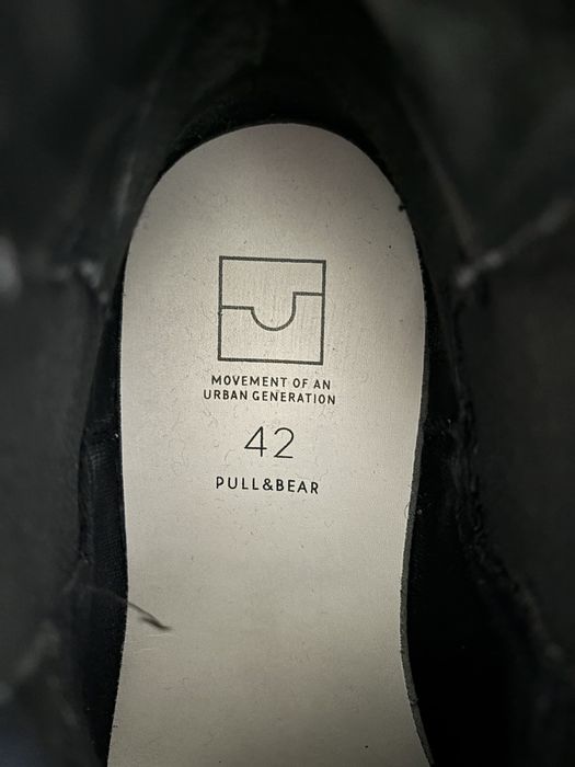 Ghete piele naturala marimea 42 Pull and Bear