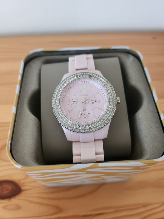 Ceas Fossil Stella roz