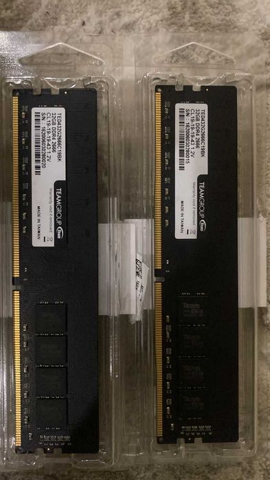 DDR4 DIMM 32GB TeamGroup TED432G2666C19BK CL19 2шт. Цена за одну 1 шт