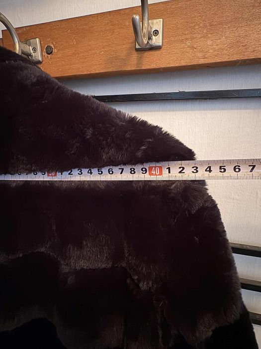 Haina de blana sintetică maro