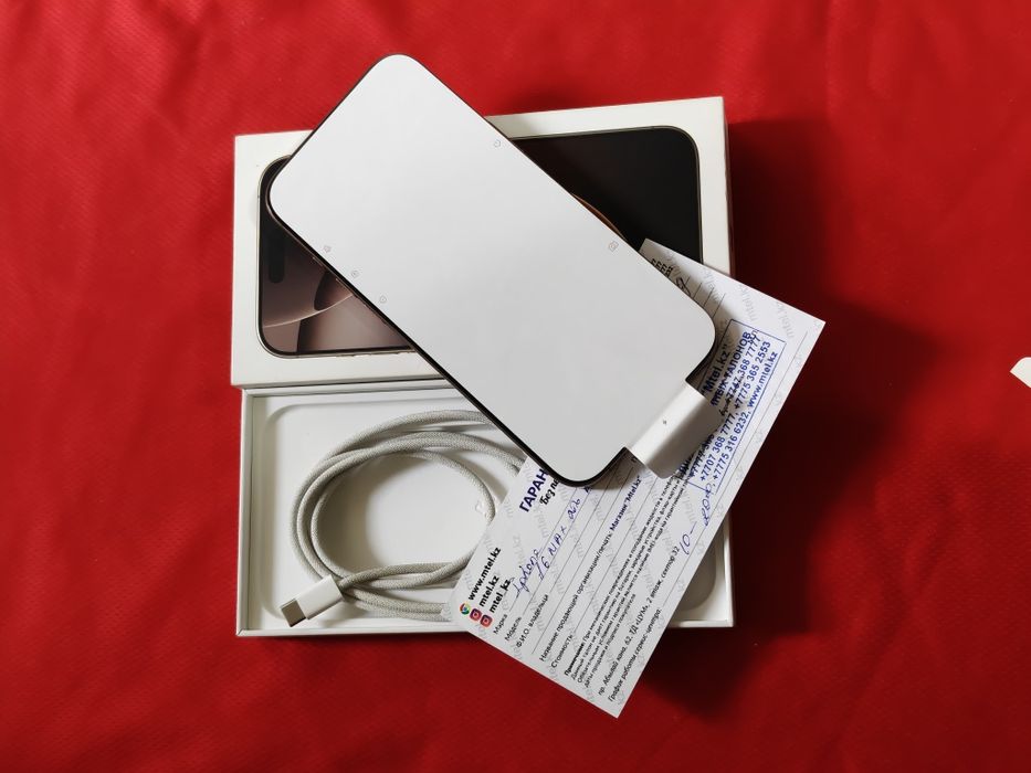 iPhone 16 Pro Max 256 gb akb 100