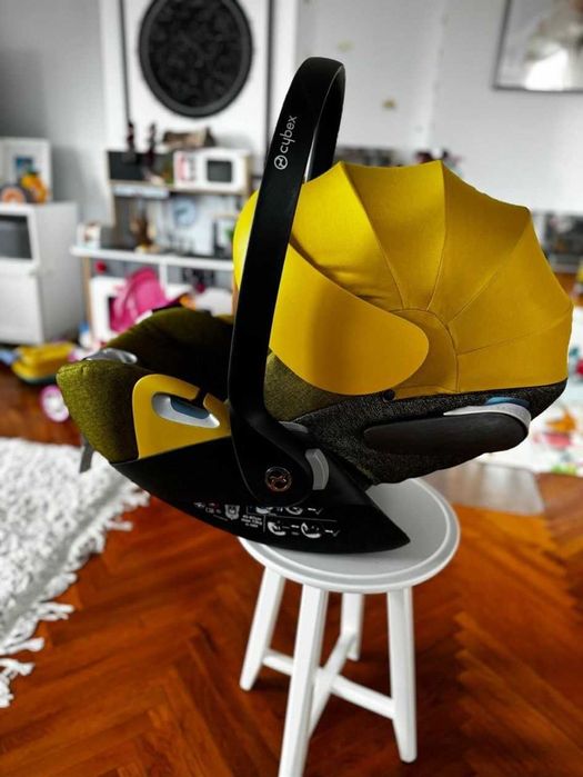 Carucior Cybex Priam Platinum 3 in 1 , cadru Rosegold