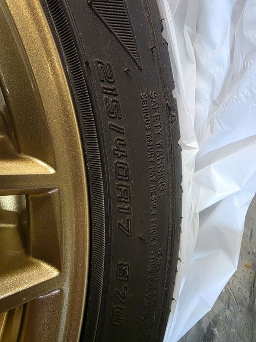 4 jante 5x100 R17 cu cauciucuri de vara