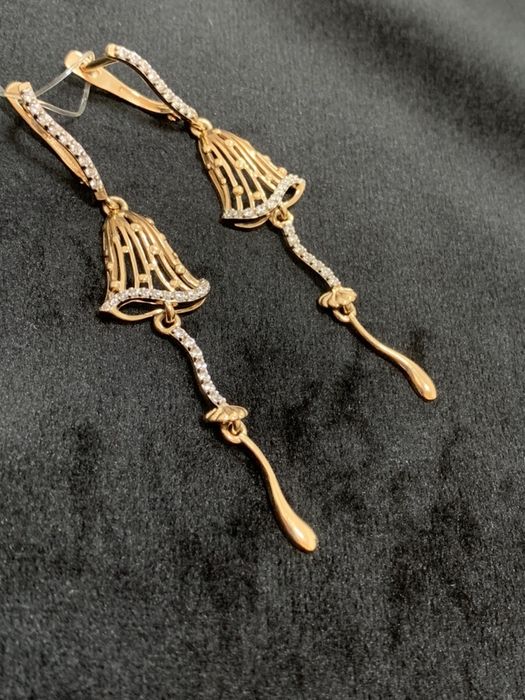 Золото серьги  г. Астана