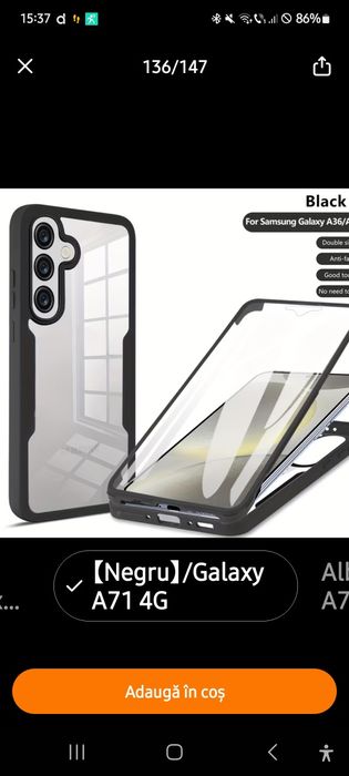 Huse telefon Honor și Samsung Galaxy A71