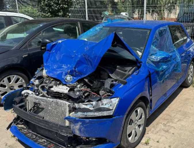 skoda fabia 2021 avariat