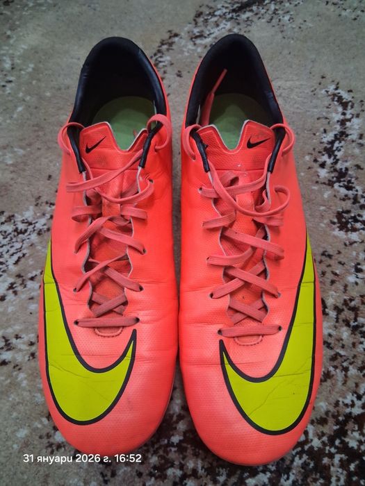 Бутонки Nike Mercurial номер 44 (28 см.)