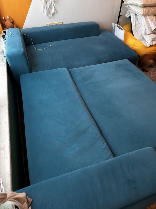 Син/Ъглов Диван 180*270 Разтегателен/Ракла