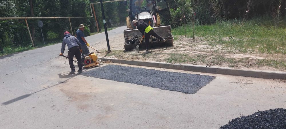 Укладка асфальта Асфальтирование Асфальт
