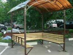 БИСЕТКА МЕТАЛЛИЧЕСКИЙ для дома дачи курилка