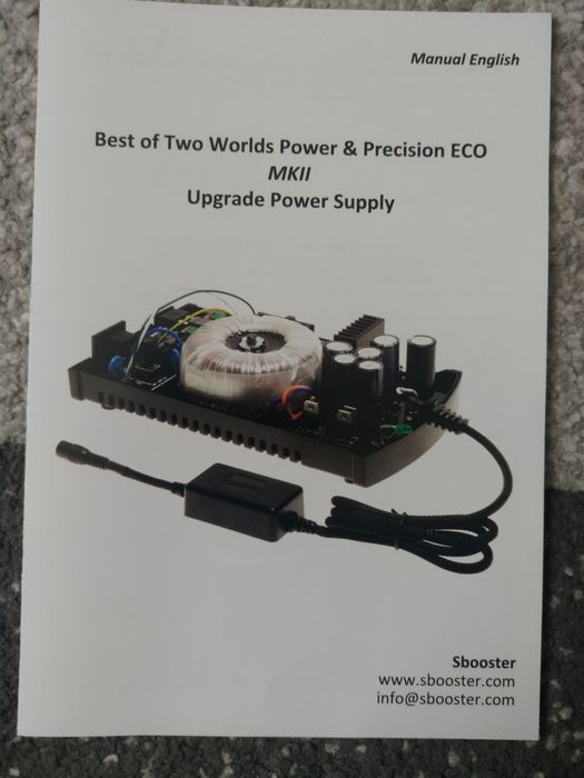 Sursă de alimentare high-end Sbooster BOTW P&P ECO MKII, 15-16,5 V