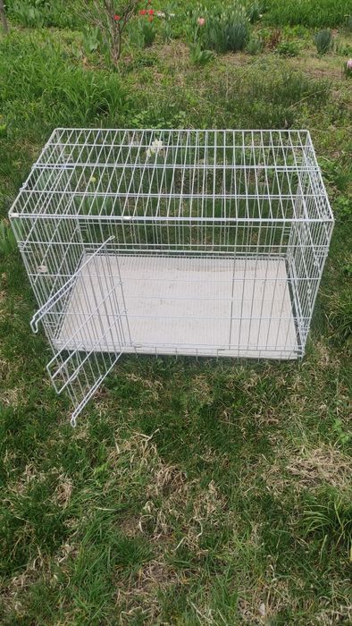 Клетка для собак переносная БУ.