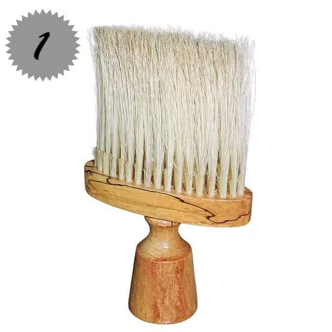 Четка за врат с дървена дръжка - различни модели, синтетични влакна