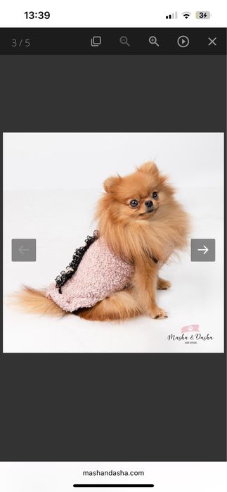 Дрешки за кученце - М