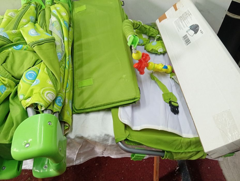 Преносимо детско легло кошара сгъваемо