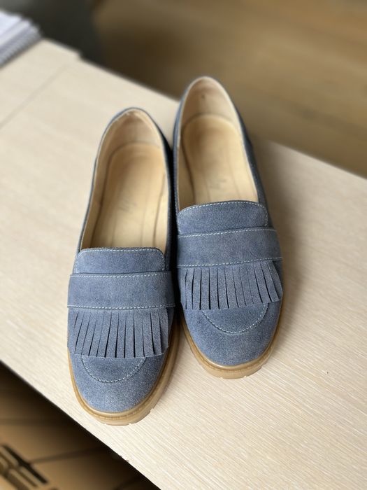 Дамски обувки от  естествен велур