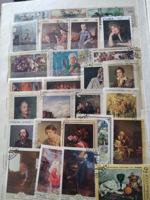 Coleții de timbre vechi 4 albume .