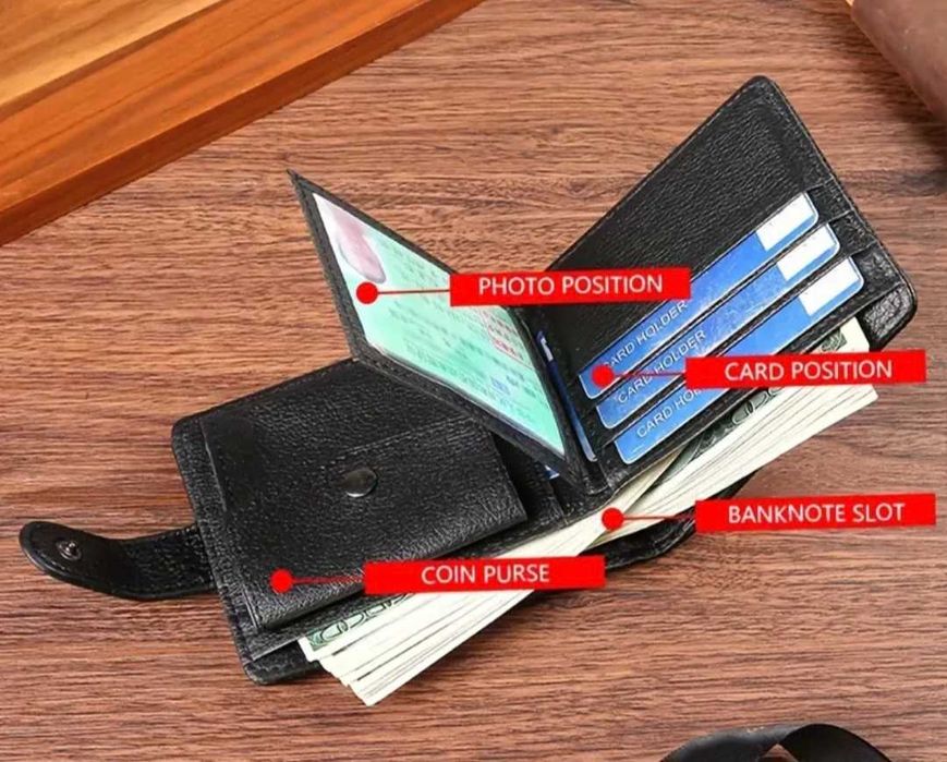 Нов мъжки портфейл