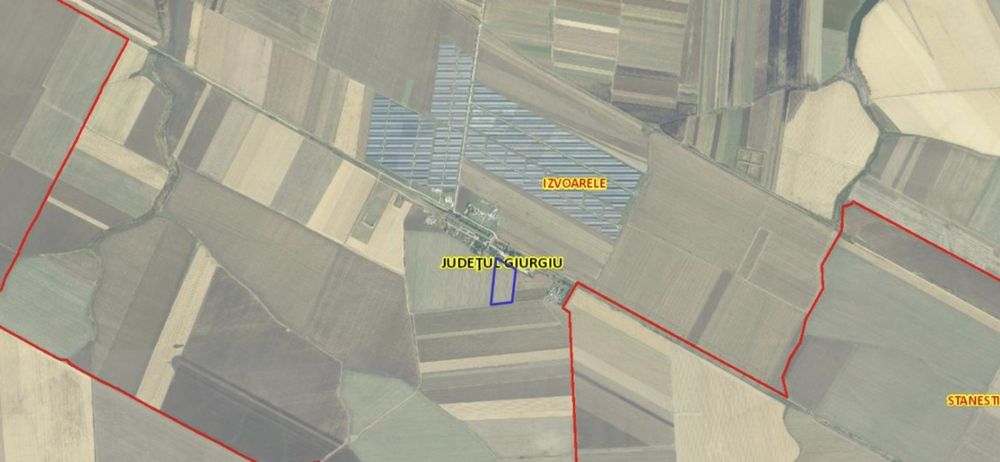 Închiriere / Superficie terenuri 9 si 5 ha – Giurgiu (lângă parc fotov