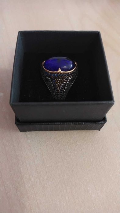 IEFTIN !!! Inel argint masiv 925 oriental cu piatră naturală