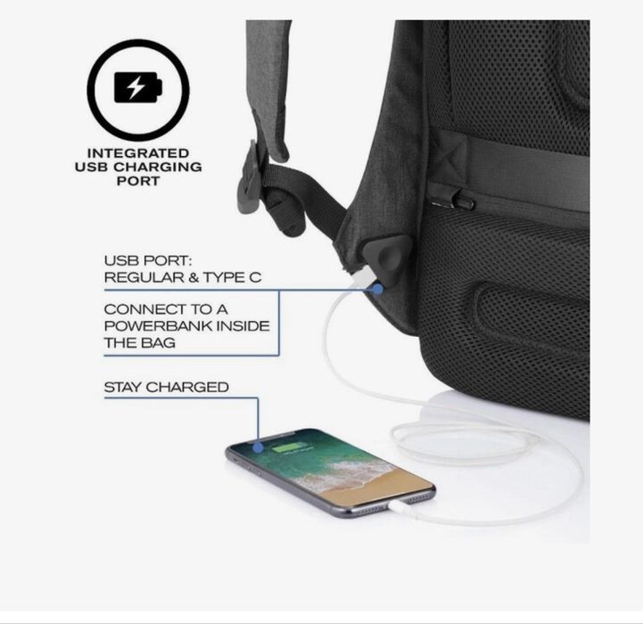 Раница XD-design Bobby Bizz 15.6“, черна