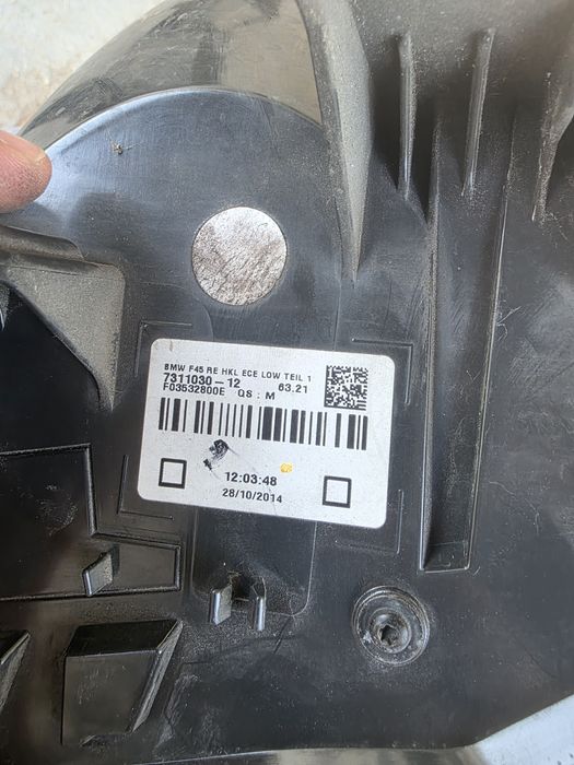 Bmw 2 F45 2014 десен стоп външен