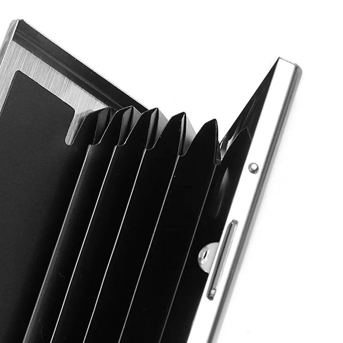 RFID Метален портфейл със защита за безконтактни дебитни карти