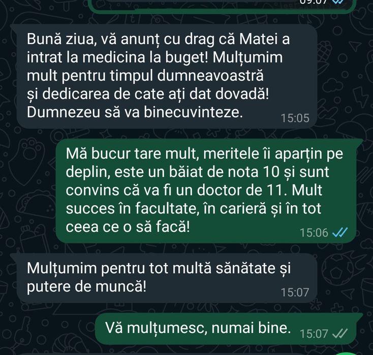 Meditatii la biologie si chimie