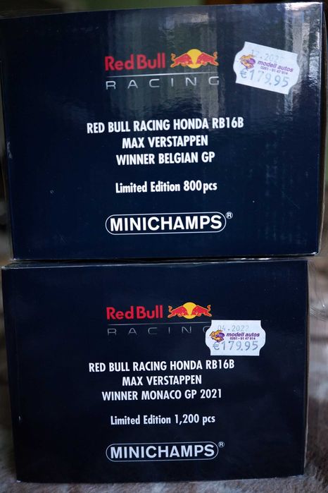 Red Bull Honda RB16B 2021 Max Verstappen 1/18