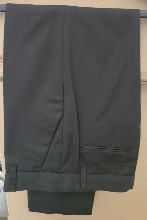 Pantaloni negru cu dunga baleti 9-10 ani