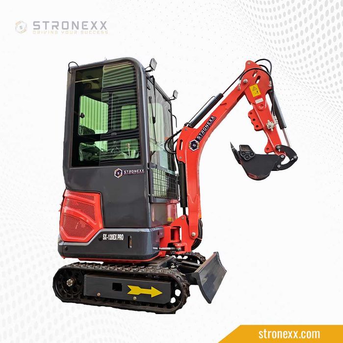 Мини Багер STRONEXX SX120EX Pro Cabin