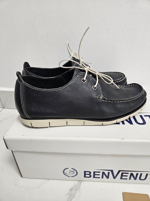 Pantofi casual vară piele naturală Bigotti mocasini