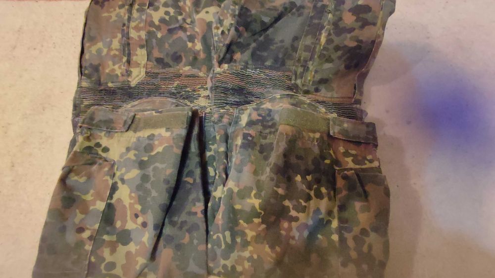 Costum combat flecktarn invade gear + parka germana set sau separat