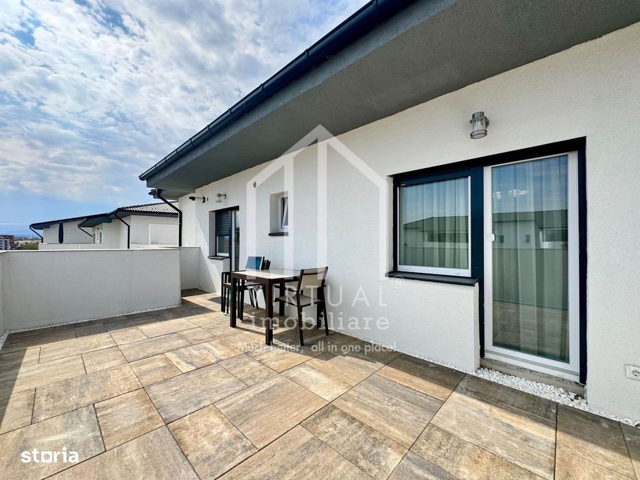 Apartament cu 2 camere, 55mp utili, 2 terase, lift, prima inchiriere