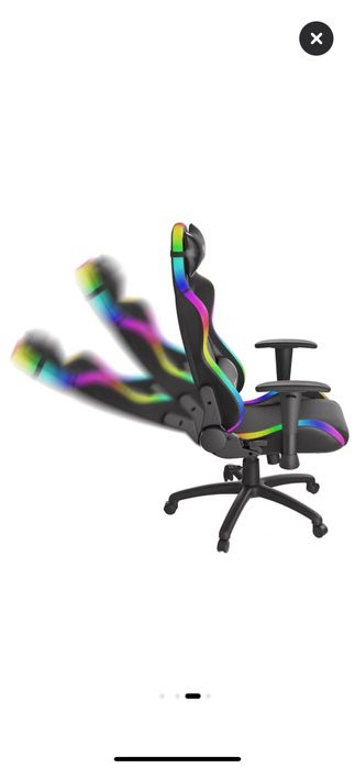 Scaun Genesis birou gaming cu leduri