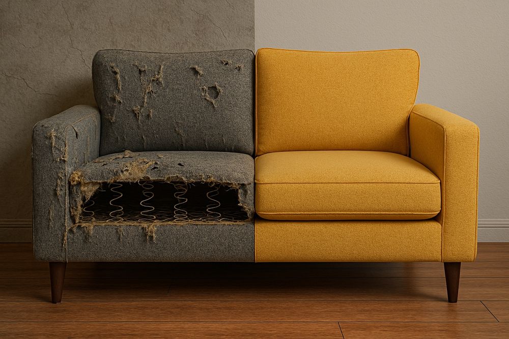 "Мебель как бабушка – старая, но родная. Мы поможем!"